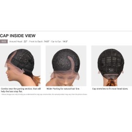 Sensationnel Butta Lace Wigs - Unit 10 Extra Wide 5 Inch Deep Parting Synthetic Preplucked Hairline Glueless Lacefront (1B OFFBLACK)