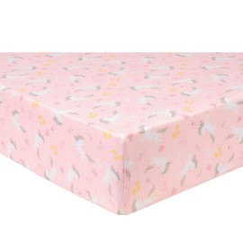 Sammy & Lou Mystical Dreams 2-Pack Microfiber Fitted Crib Sheet Set, Fits Standard Crib Mattress 28 in x 52 in; Fully Elasticized,