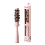 F3 Systems Magic Curling Thermal Brush (1 Inch) - Cut Drying Time, Self-Standing Round Brush, Great Blowout, Ceramic Coated Barrel, Quick Styling, Ionic Thermal Barrel, Volumizer, Styler
