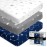 Fitted Unisex Crib Sheets (3 Pack) by GROW WILD - Jersey Knit Cotton Crib Sheets for Boys or Girls, 52 x 28 x 9 Crib Bedding Set (Moon, Stars and Constellation)