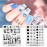 KADS 11pcs Nail Stamp Plates set 10 plates Christmas Snowflakes Cute Animals+ 1 Laser Symphony storage bag Christmas Nails Art Stamping Plate Set Leaves Flowers Animal Nail plate Template Image Plate