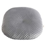 OWLOWLA Newborn Lounger Cover,Minky Removable Slipcover Fits Newborn Lounger for Baby Boy Girl(Gray)