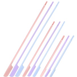 9 Pieces Last 3 Sizes Silicone Spatula for Beauty and Kitchen Makeup Spatula Silicone Bottle Scraper Lotion for Girls and Women (Pink, Purple and Blue) 9 Pieces Last 3 Sizes Silicone Spatula for Beauty and Kitchen Makeup Spatula Silicone Bottle Scraper Lotion for Girls and Women (Pink, Purple and Blue)