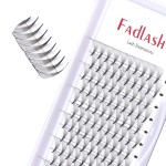 Volume Eyelash Extensions 8D 0.07 Premade Lash Fans D Curl 12mm Volume Lash Extensions Pro Ponit Middle Stem Pre Made Fanned Russian Lashes (8D-0.07-D, 12mm)