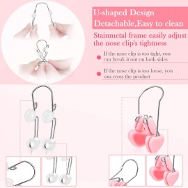 7 Pieces Nose Up Lifting Shaper Clips Set Nose Bridge Slimming Tool Silicone Lifter Beauty Clip Tools for Wide Low Curved Big 7 Pieces Nose Up Lifting Shaper Clips Set Nose Bridge Slimming Tool Silicone Lifter Beauty Clip Tools for Wide Low Curved Big