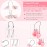 7 Pieces Nose Up Lifting Shaper Clips Set Nose Bridge Slimming Tool Silicone Lifter Beauty Clip Tools for Wide Low Curved Big