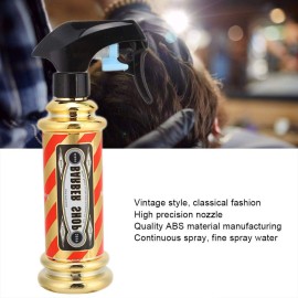 MAVIS LAVEN 150ml Hairdressing Spray Bottle Refillable Container Salon Barber Shop Hair Styling Water Spray for Salon and Home Use (gold)