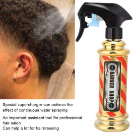 MAVIS LAVEN 150ml Hairdressing Spray Bottle Refillable Container Salon Barber Shop Hair Styling Water Spray for Salon and Home Use (gold)