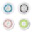 Brush Head Replacements Compatible with Clarisonic Mia 1, Mia 2, Mia Fit, Alpha Fit, Smart Profile Uplift and Alpha Fit (4Packs(Blue+Black+Green+Pink)) (4 Pack)