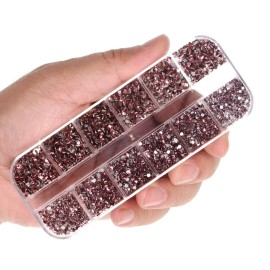 LPBeads 3456 Pieces 6 Sizes Lt.Amethyst Flat Back Round Crystal Rhinestones for Crafts Nails Art Face Makeup Clothes DIY with Pick Up Tweezers and Picking Pen LPBeads 3456 Pieces 6 Sizes Lt.Amethyst Flat Back Round Crystal Rhinestones for Crafts Nails Art Face Makeup Clothes DIY with Pick Up Tweezers and Picking Pen