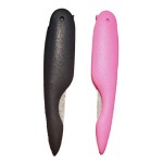 2 Pieces Double-sided Stainless Steel Foldable Nail Files Manicure Pedicure Tools Files Folding Pocket Size Nail File For Shaping and Smoothing Finger and Toenails (Pink, Black)