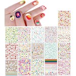 New 16 Large Sheets Nail Stickers for Women Kids Teens Little Girls Self Adhesive Nail Decals for Nail Art Decoration Include Flowers Butterfly Plants Leaves Fruits Rainbow Animals and More