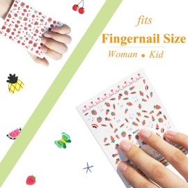 New 16 Large Sheets Nail Stickers for Women Kids Teens Little Girls Self Adhesive Nail Decals for Nail Art Decoration Include Flowers Butterfly Plants Leaves Fruits Rainbow Animals and More New 16 Large Sheets Nail Stickers for Women Kids Teens Little Girls Self Adhesive Nail Decals for Nail Art Decoration Include Flowers Butterfly Plants Leaves Fruits Rainbow Animals and More