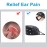 LUCKYBUNNY 3PCS Cute Teeth Working Cap with Button, Women Men Breathable Lace Up Sweatband Work Hat Hair Cover (Cute Tooth)
