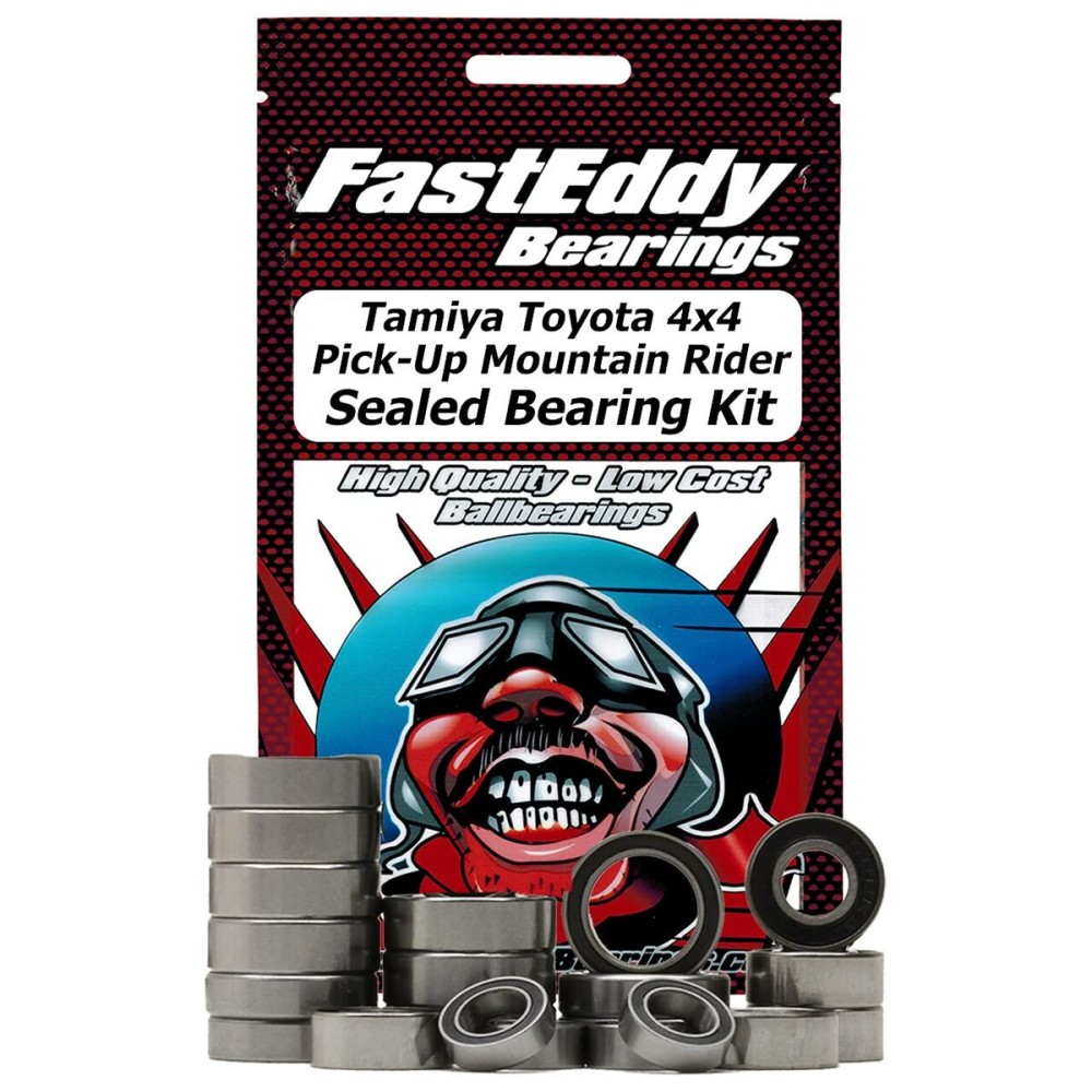 FastEddy Bearings Compatible with Tamiya Toyota 4x4 Pick-Up Mountain Rider (84386) Sealed Bearing Kit