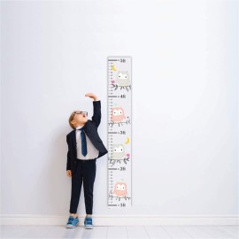 Owl Wall Sticker Growth Chart for Kids, Height Chart for Girl, Growth Chart Sticker, Growth Chart Wall Decal