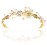 NODG Gold Tiaras for women Pearl Bride Crowns Wedding Headpiece Gold Flower Bridal Hair Piece Princess Leaf Headdress Birthday Party Prom for Women
