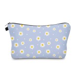 Aiphamy Cute Travel Makeup Bag Cosmetic Bag Small Pouch Gift for Women (Daisy 1)