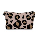 Aiphamy Cute Travel Makeup Bag Cosmetic Bag Small Pouch Gift for Women (Big Leopard)