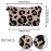 Aiphamy Cute Travel Makeup Bag Cosmetic Bag Small Pouch Gift for Women (Big Leopard)