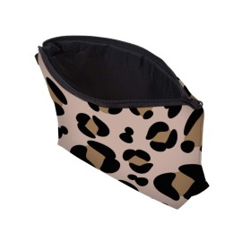 Aiphamy Cute Travel Makeup Bag Cosmetic Bag Small Pouch Gift for Women (Big Leopard)
