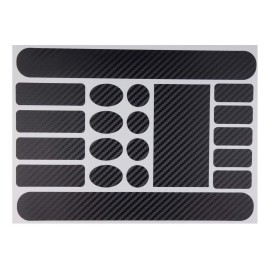 Zelerdo 2 Pack Bike Frame Chain Protective Guard Pad and 2 Pieces Bicycle Chainstay Protector Decal