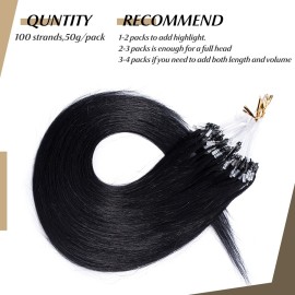 SEGO Micro Beads Hair Extensions Human Hair Micro Loop Human Hair Extensions Natural Straight Micro Ring Hair Extensions Cold Fusion 50g/pack 100 Strands 14/16/18/20/22/24 Inches SEGO Micro Beads Hair Extensions Human Hair Micro Loop Human Hair Extensions Natural Straight Micro Ring Hair Extensions Cold Fusion 50g/pack 100 Strands 14/16/18/20/22/24 Inches