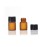 Enslz 2ml (5/8 dram) 50Pcs Mini Amber Glass Essential Oils Sample Bottles Empty Refillable Brown Glass Perfume Bottles (2ml)