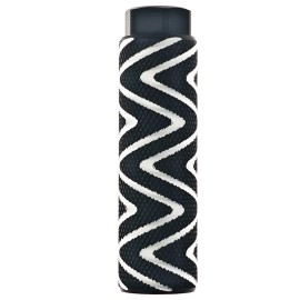 Zelerdo 4 Pack Aluminum Alloy Bike Pegs Foot Pedals Backseats Stands Fit 3/8 inch Axles (Black Mixed Silver, 100x28 mm)