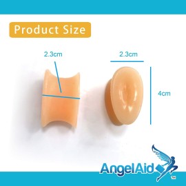Angelaid Toe Spreader Gel Separator Overlap, Crooked Toe Corrector