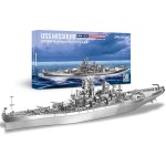 Piececool 3D Puzzles for Adults, USS Missouri Battleship Metal Model Kits, DIY 3D Metal Puzzle for Teenagers Students Stress Relief, Aircraft Carrier Toy Gift for Boys Men, 155 Pcs