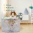 visesunny Storage Basket Indian Painted Elephant Spotted Nursery Hamper Basket Clothes Toy Storage Organizer Bin Box Collapsible Laundry Bag for Kid Room,Playroom,Bathroom,Living Room,Dorm,Office