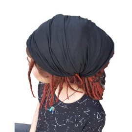 Unisex Spandex Dreadlocks Tube 3 Packed Long Hair Covers for Men Women (Long Set-3 Packed)