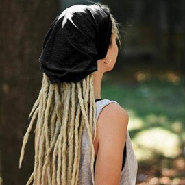 Unisex Spandex Dreadlocks Tube 3 Packed Long Hair Covers for Men Women (Long Set-3 Packed)