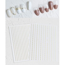 JAKSSO 12 Sheets 3D Metallic Nail Stickers for Women Gold Silver Nail Decals Adhesive Nail Art Stickers for Acrylic Nails Manicure DIY and Nail Salon JAKSSO 12 Sheets 3D Metallic Nail Stickers for Women Gold Silver Nail Decals Adhesive Nail Art Stickers for Acrylic Nails Manicure DIY and Nail Salon