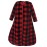 Hudson Baby Unisex Baby Plush Sleeping Bag, Sack, Blanket, Buffalo Plaid Long-Sleeve, 6-12 Months