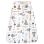 Hudson Baby Unisex Baby Plush Sleeping Bag, Sack, Blanket, Royal Safari, 0-6 Months