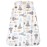 Hudson Baby Unisex Baby Plush Sleeping Bag, Sack, Blanket, Royal Safari, 0-6 Months
