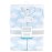 Hudson Baby Unisex Baby Plush Sleeping Bag, Sack, Blanket, Blue Clouds, 6-12 Months