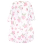 Hudson Baby Unisex Baby Plush Sleeping Bag, Sack, Blanket, Pink Rose, 12-18 Months