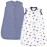 Hudson Baby Unisex Baby Premium Quilted Sleeveless Sleeping Bag and Wearable Blanket, Space, 0-6 Months