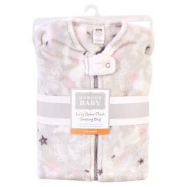 Hudson Baby Unisex Baby Plush Sleeping Bag, Sack, Blanket, Whimsical Unicorn, 6-12 Months