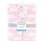 Hudson Baby Unisex Baby Plush Sleeping Bag, Sack, Blanket, Pink Clouds, 6-12 Months