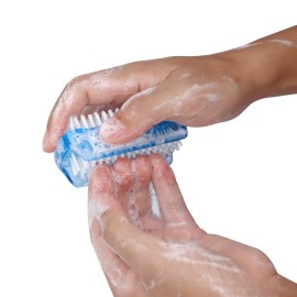 Nail Brush Two Sided Fingernail Scrub Brush Hand Cleaning Brushes Soft Stiff Bristles Nails Toes scrubber for Men Women Kids,4 PCS Nail Brush Two Sided Fingernail Scrub Brush Hand Cleaning Brushes Soft Stiff Bristles Nails Toes scrubber for Men Women Kids,4 PCS