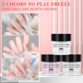 Professional Acrylic Nail Kit - Practice Hand Set with Powder, Brush, DIY Starter Kit for Beginners with tips, glue, and glitter Professional Acrylic Nail Kit - Practice Hand Set with Powder, Brush, DIY Starter Kit for Beginners with tips, glue, and glitter