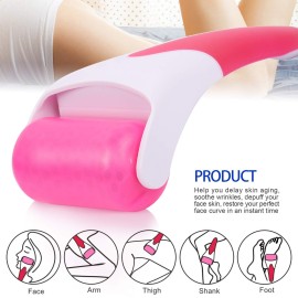 Teenitor Ice Roller, Cold Therapy for Face & Eye Puffiness Relief, Reduce Inflammation, Swelling, and Pain, Mint Scent, Red Teenitor Ice Roller, Cold Therapy for Face & Eye Puffiness Relief, Reduce Inflammation, Swelling, and Pain, Mint Scent, Red