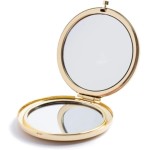 HREW MIHAGUTY Magnifying Compact Mirror for Purses with 2 x 1x Magnification, Folding Mini Pocket Double Sided Travel Makeup Mirror,Perfect for Purse, Pocket Mirror for Gift