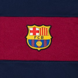 Icon Sports FC Barcelona Soccer Track Jacket - Officially Licensed Unisex Zip-Up Outerwear Navy S