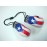 Puerto Rico Country Flag Mini Boxing Gloves to Hang On Car Mirror