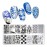 SILPECWEE 8 Piece Summer Nail Stamps - Flower & Butterfly Design Stamping Kit with Nail Art Stencils & Polish
